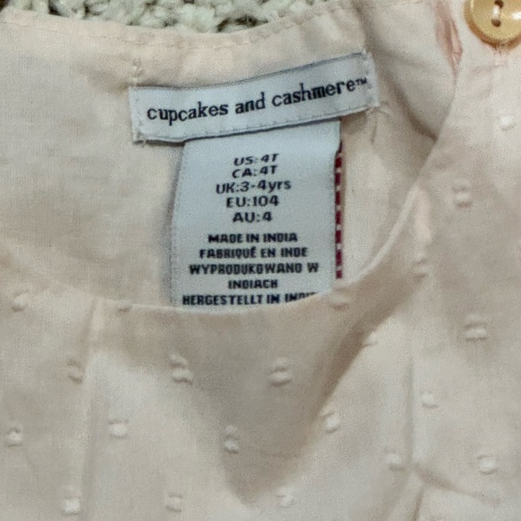 NWT Cupcakes & Cashmere 4T Pink And Floral Pleated Sleeveless Sundresses - Picture 5 of 8